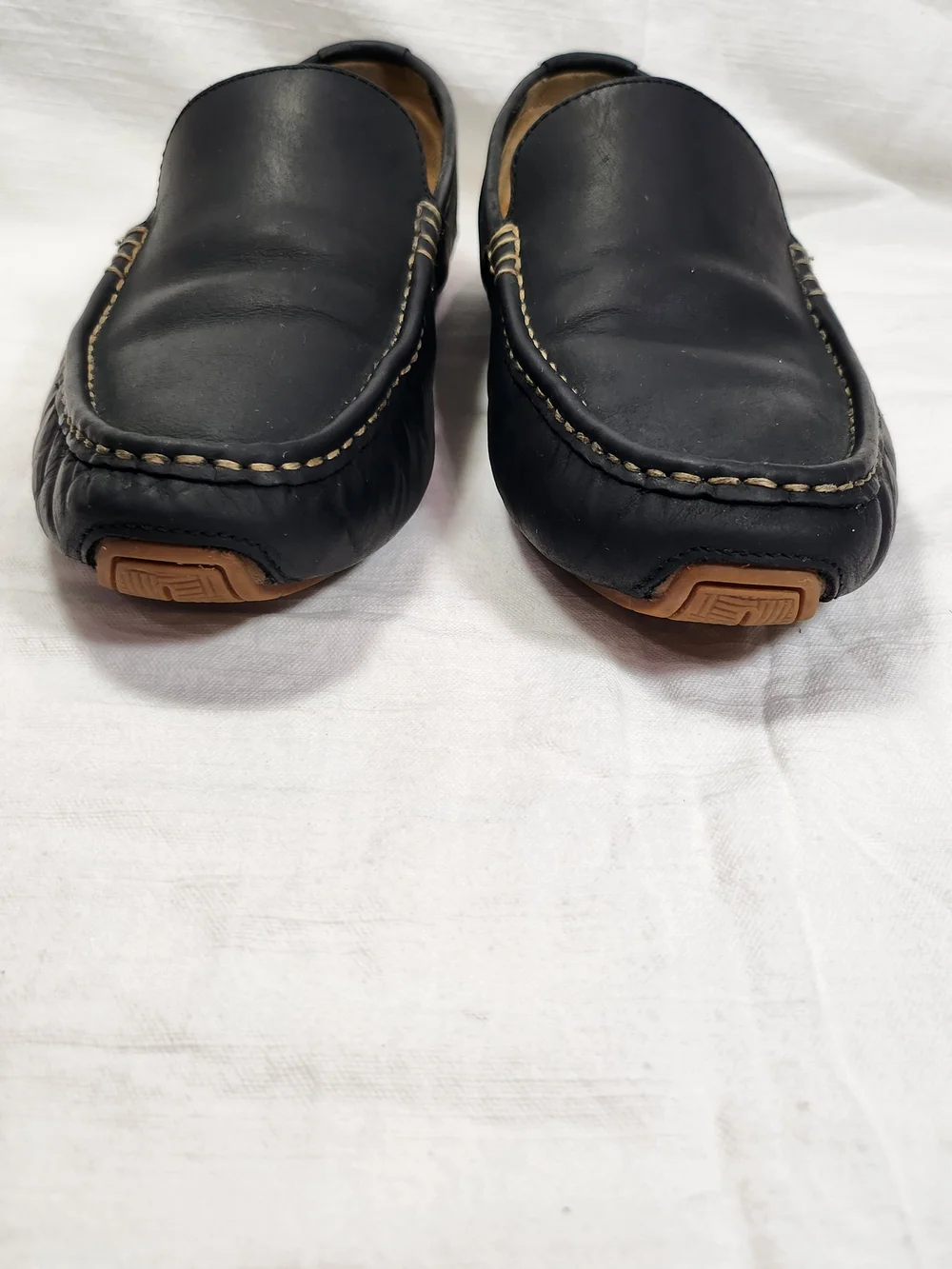 Cole Haan Black Leather Driving Loafers Slip On Shoes Men's Size 12M